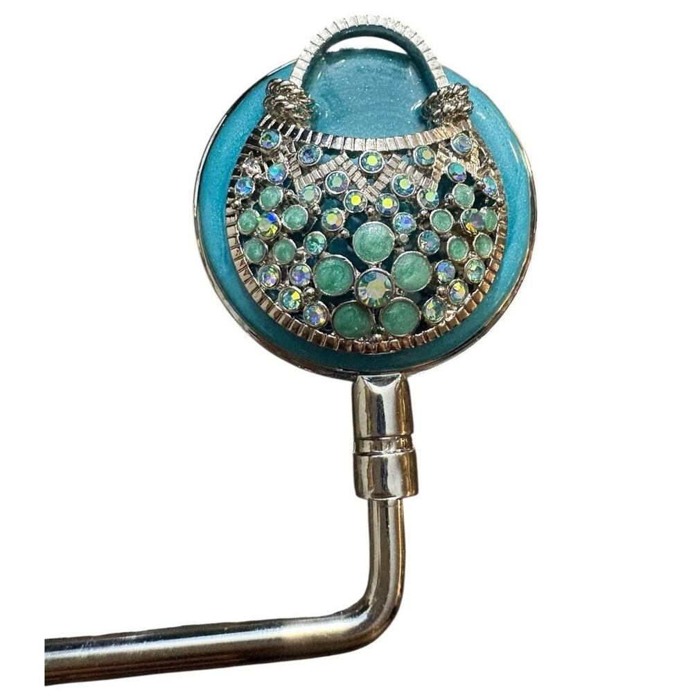 SPRING STREET DESIGN CRYSTAL HOBO HANDBAG HOLDER
